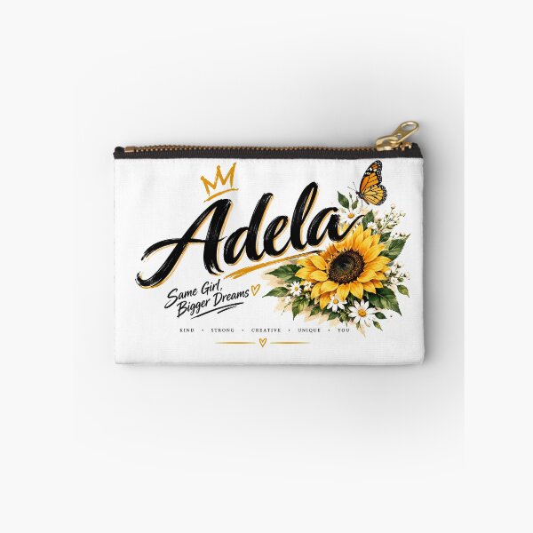 Item preview, Adela | Same Girl Bigger Dreams Floral Name Design designed and sold by Mathias Yakubu Design.