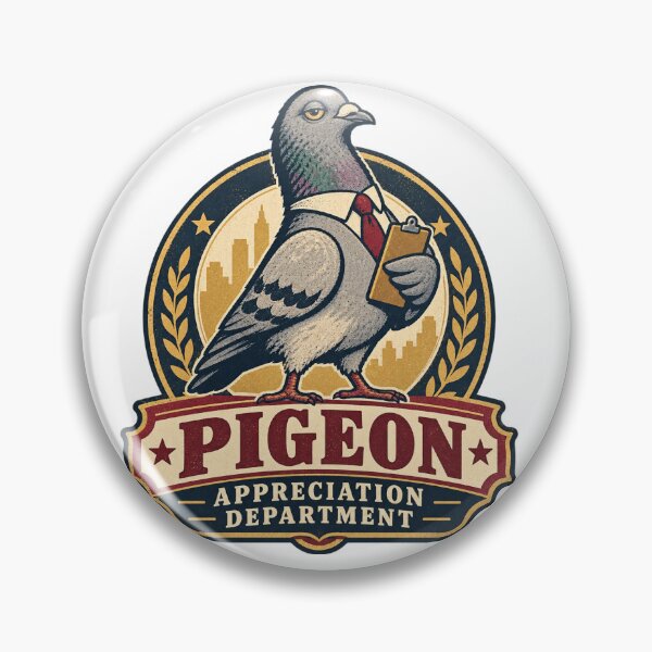 Item preview, Vintage Pigeon Appreciation Department Funny Graphic designed and sold by BadMary.