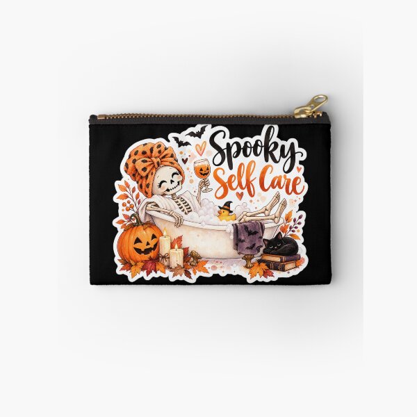 Item preview, Spooky Self Care Skeleton Halloween designed and sold by GusiaTreasures.