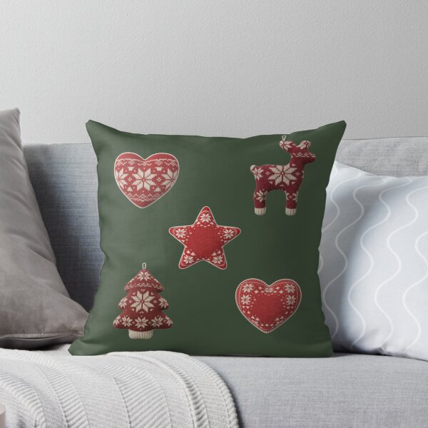 Item preview, Cozy Knit Christmas Red 5-Piece Collection designed and sold by The-NOKU-Co.