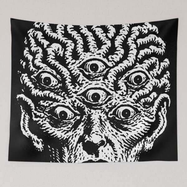 Item preview, Many Eyed Mythic Face designed and sold by folskullyz.