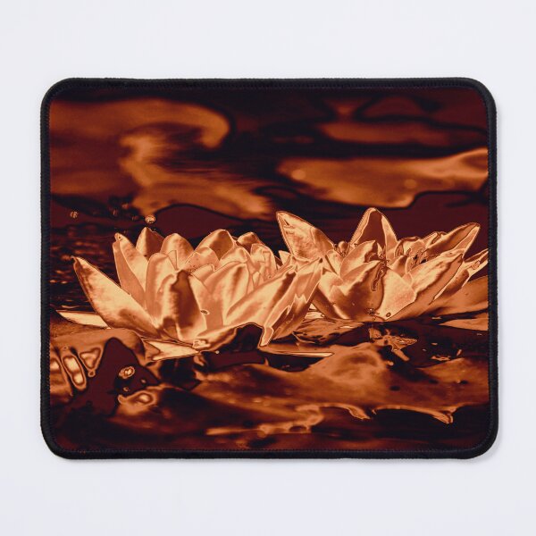Item preview, Copper Water Lilies – Luxurious Botanical Art designed and sold by SulkaCreative.