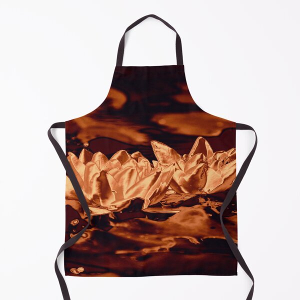 Item preview, Copper Water Lilies – Luxurious Botanical Art designed and sold by SulkaCreative.