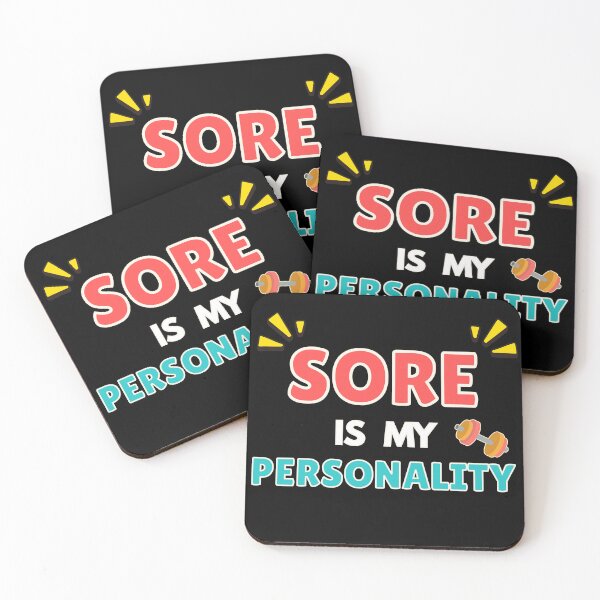Item preview, Sore Is My Personality Gym Quote designed and sold by Bawek85Designs.