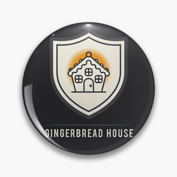 Item preview, Vintage Gingerbread House Crest Emblem Logo Illustration Vector designed and sold by Shutter-Dragon.