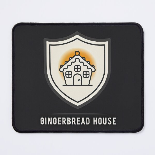 Item preview, Vintage Gingerbread House Crest Emblem Logo Illustration Vector designed and sold by Shutter-Dragon.