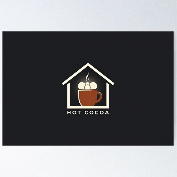 Item preview, Vintage Hot Cocoa Crest Emblem Logo Illustration Vector designed and sold by Shutter-Dragon.