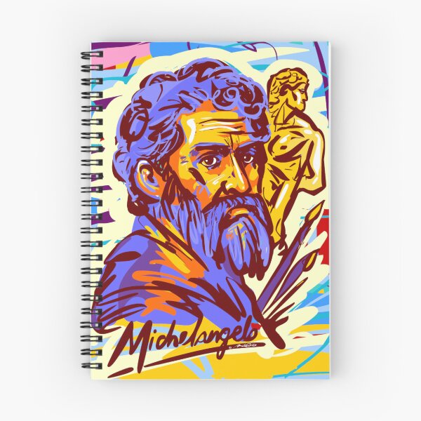 Artikelvorschau, Porträt von Michelangelo di Lodovico Buonarroti entworfen und verkauft von ArtMailsonCello.