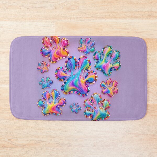 Item preview, Purple Paw Sequins  designed and sold by lifeinspired4u.