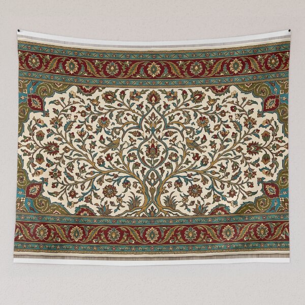 Item preview, Persian Carpet Traditional Ornamental Pattern Iranian Rug Oriental Art designed and sold by yousefi.