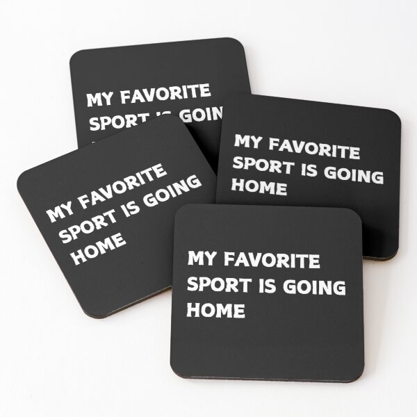 Item preview, Favourite Sport Is Going Home Funny Introvert Graphic Tee designed and sold by CapriCreatives.