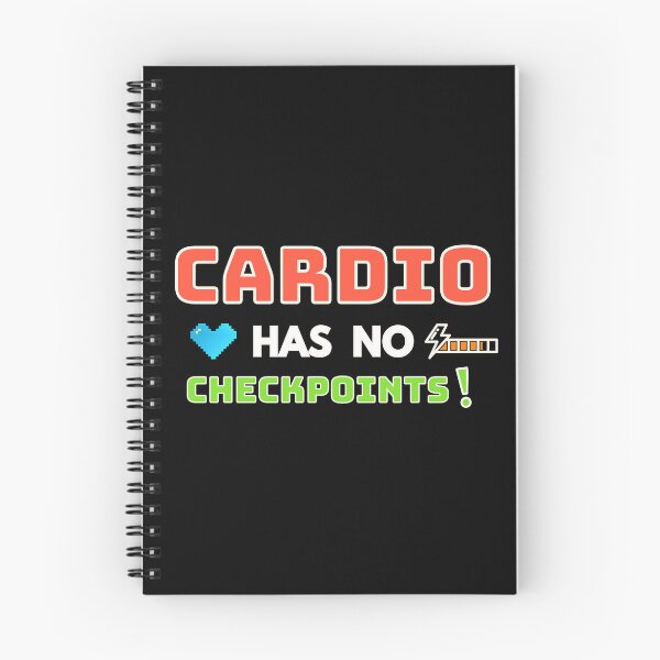 Item preview, Cardio Has No Checkpoints Gaming Fitness designed and sold by Bawek85Designs.