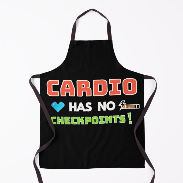 Item preview, Cardio Has No Checkpoints Gaming Fitness designed and sold by Bawek85Designs.