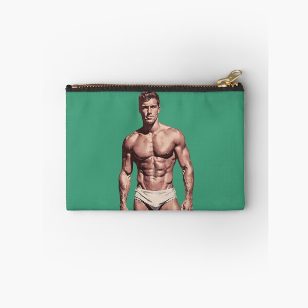 Item preview, Vintage Handsome Muscular Man in White Speedos designed and sold by gayishdesign.