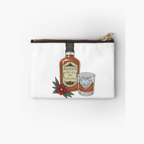 Item preview, This Is Me Trying Whiskey Bottle Graphic – Aesthetic Fan Art designed and sold by HelloCal.