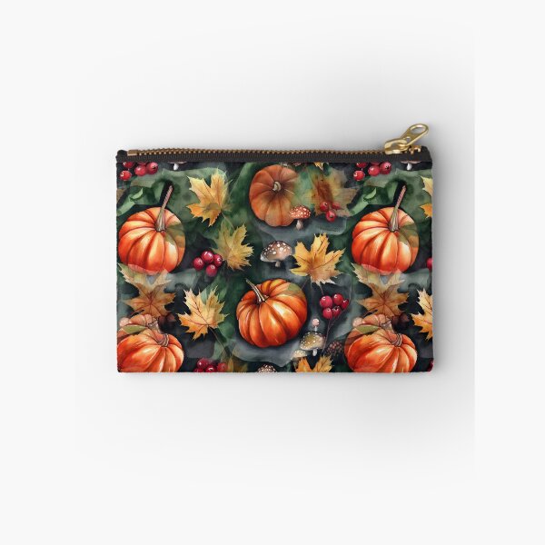 Item preview, Watercolor Pumpkins, Berries and Mushrooms – Autumn Garden designed and sold by ViktoriaARose.