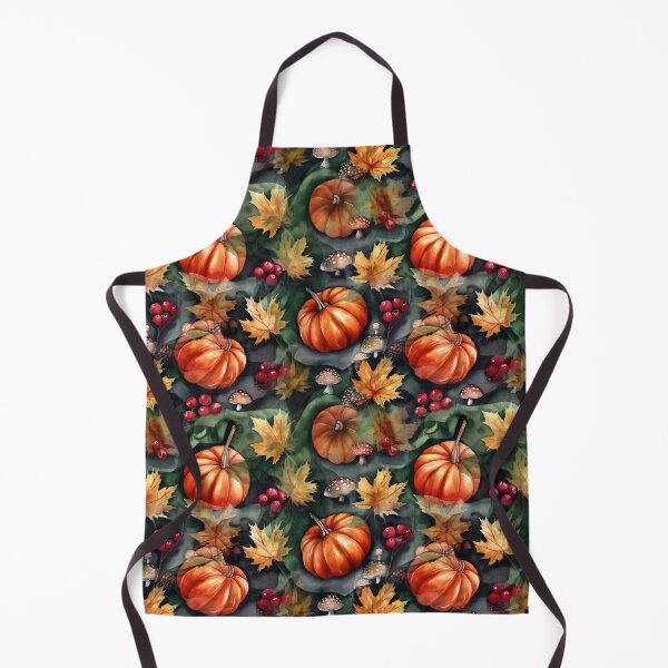 Item preview, Watercolor Pumpkins, Berries and Mushrooms – Autumn Garden designed and sold by ViktoriaARose.