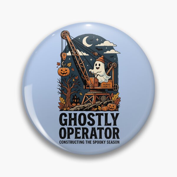 Item preview, Ghostly operator - Constructing the Spooky Season designed and sold by ParadoxParadox.