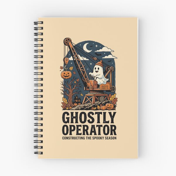 Item preview, Ghostly operator - Constructing the Spooky Season designed and sold by ParadoxParadox.