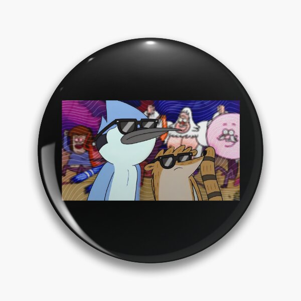 Item preview, Mordecai & Rigby Retro Cartoon designed and sold by joshferatu.