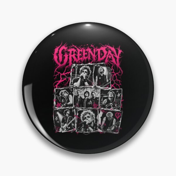 Item preview, Green Day Punk Rock Metal Logo designed and sold by RokenrolTEXT.