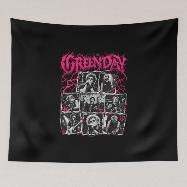 Item preview, Green Day Punk Rock Metal Logo designed and sold by RokenrolTEXT.