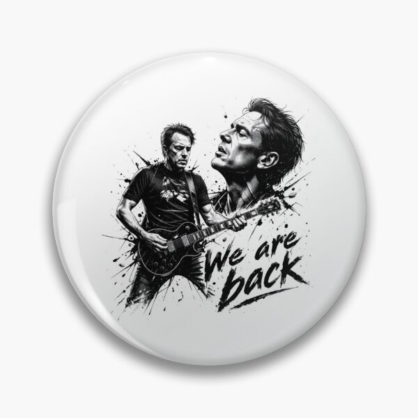 Item preview, Green Day We Are Back Punk Rock Guitarist designed and sold by RokenrolTEXT.