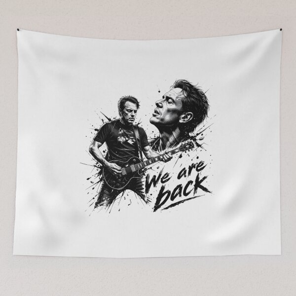 Item preview, Green Day We Are Back Punk Rock Guitarist designed and sold by RokenrolTEXT.
