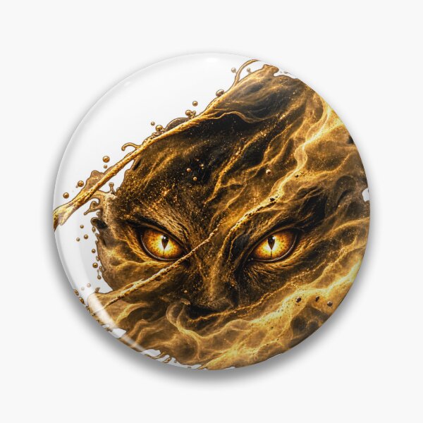 Item preview, Golden Eyes Emerging from Flowing Liquid designed and sold by JUTElCONIC.