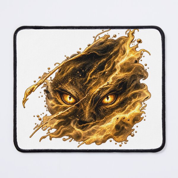 Item preview, Golden Eyes Emerging from Flowing Liquid designed and sold by JUTElCONIC.