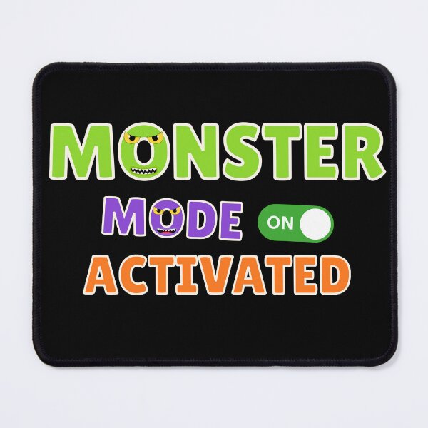 Item preview, Monster Mode Activated Halloween Typography designed and sold by Bawek85Designs.