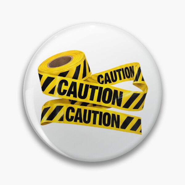 Item preview, Caution Tape Roll Yellow Hazard Warning Graphic designed and sold by Artmares.