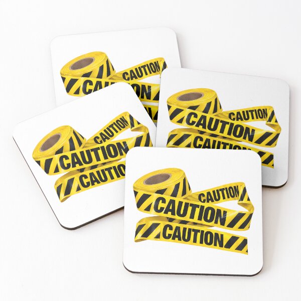 Item preview, Caution Tape Roll Yellow Hazard Warning Graphic designed and sold by Artmares.