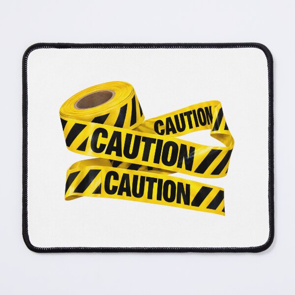 Item preview, Caution Tape Roll Yellow Hazard Warning Graphic designed and sold by Artmares.
