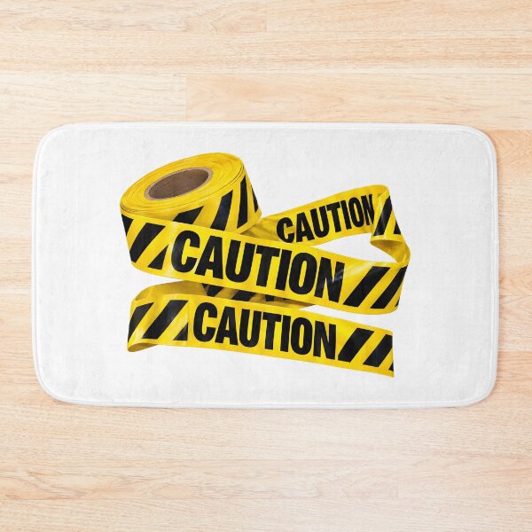 Item preview, Caution Tape Roll Yellow Hazard Warning Graphic designed and sold by Artmares.