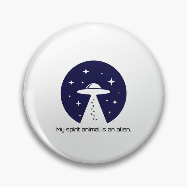 Item preview, My Spirit Animal Is An Alien designed and sold by vyrnryve.