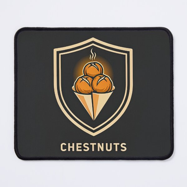 Item preview, Vintage Roasted Chestnuts Crest Emblem Logo Illustration Vector designed and sold by Shutter-Dragon.