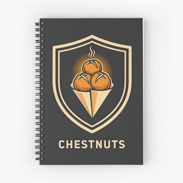 Item preview, Vintage Roasted Chestnuts Crest Emblem Logo Illustration Vector designed and sold by Shutter-Dragon.