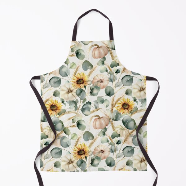 Item preview, Watercolor Sunflowers and Pumpkins – Golden Harvest designed and sold by ViktoriaARose.