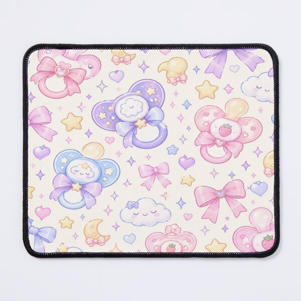 Item preview, Pastel Pacifiers with Bows, Stars & Sparkles designed and sold by Moonlight Studio.