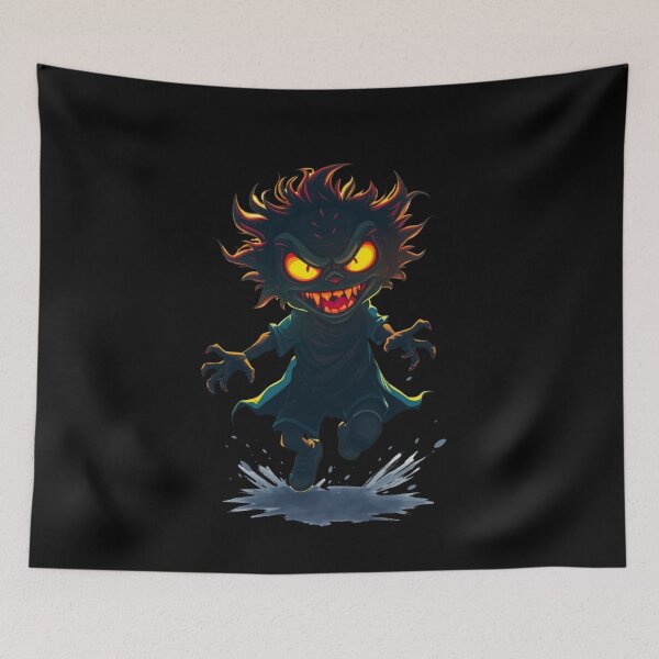 Item preview, Little Monster Gremlin - Spooky Chibi Horror Cartoon designed and sold by ERODED SELF.