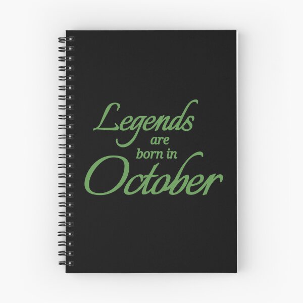 Item preview, Legends Are Born In October designed and sold by Urban Anomaly.