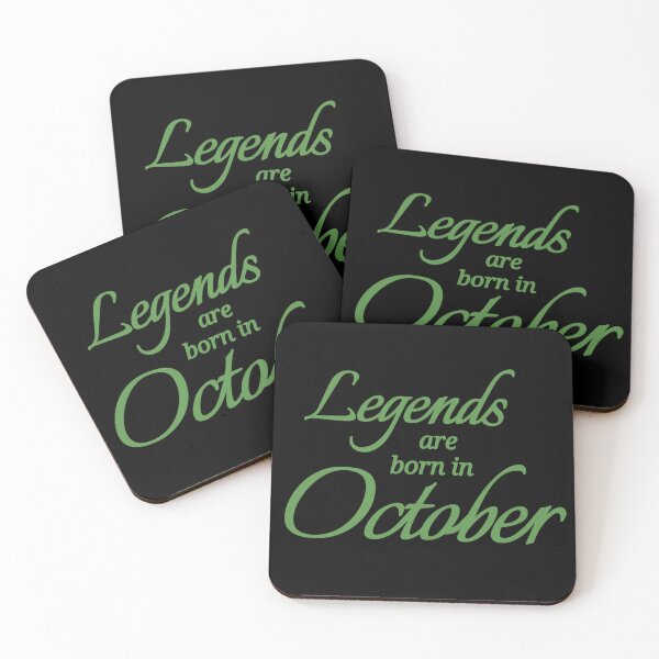 Item preview, Legends Are Born In October designed and sold by Urban Anomaly.