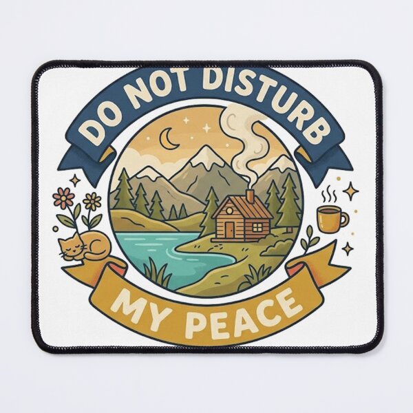 Item preview, Cute Lazy Cat Do Not Disturb My Peace Funny Relaxing Shirt designed and sold by TODPESIGN.