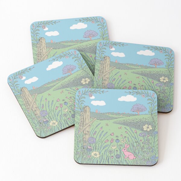 Item preview, Pastel Meadow Rabbit Garden Art designed and sold by GBGCreations.