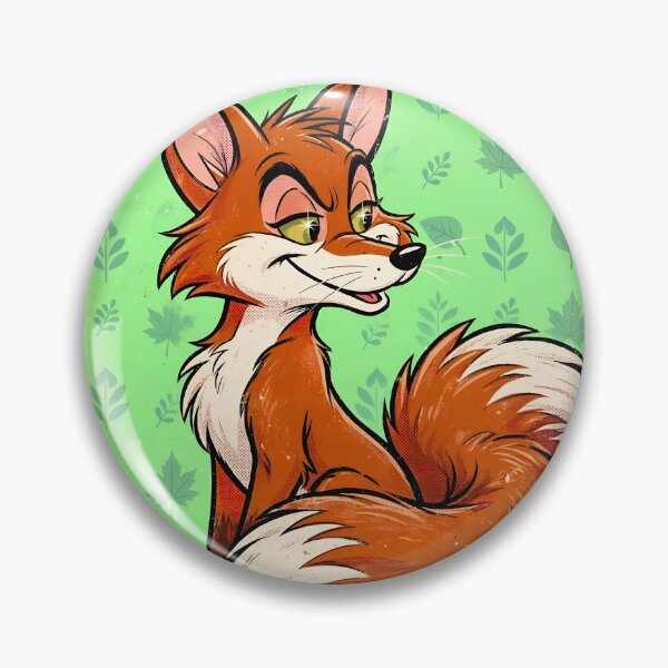 Item preview, Vintage Comic Style Smirking Red Fox designed and sold by Pure Craft.