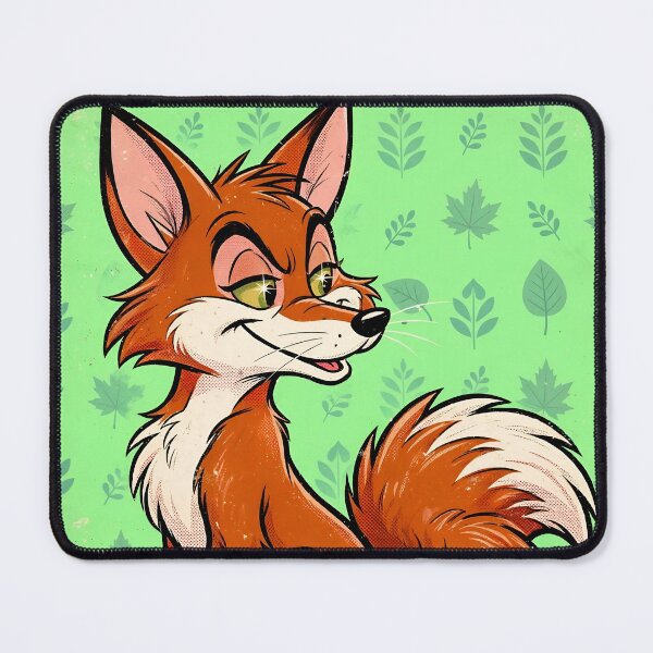 Item preview, Vintage Comic Style Smirking Red Fox designed and sold by Pure Craft.