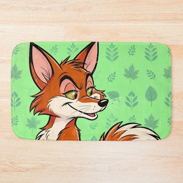 Item preview, Vintage Comic Style Smirking Red Fox designed and sold by Pure Craft.