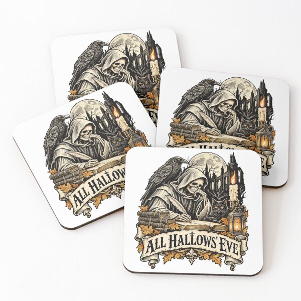 Item preview, All Hallows' Eve – Gothic Vintage Halloween Art designed and sold by JanChryzostom.