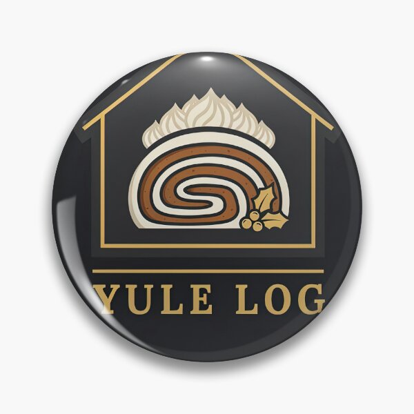 Item preview, Vintage Yule Log Cake Crest Emblem Logo Illustration Vector designed and sold by Shutter-Dragon.
